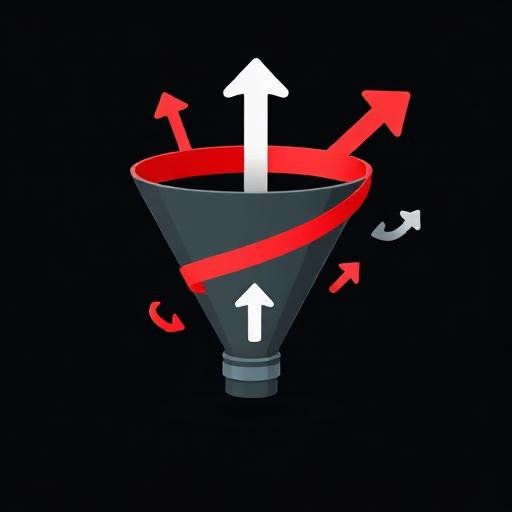 Lead generation funnel showing marketing strategy to increase business conversions