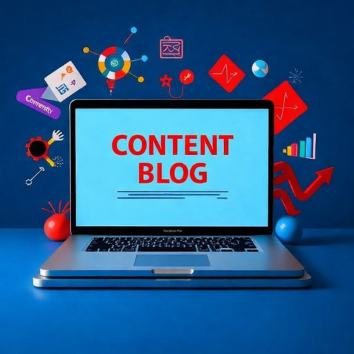 Content marketing blog graphic for digital marketing agency UK